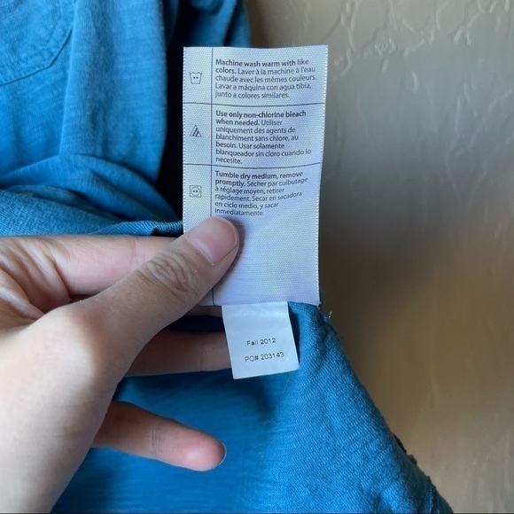 Carhartt Blue Button DoLong Sleeve Tee - Picture 5 of 7